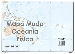 SELVI MAPA OCEANÍA FÍSICO A4 MUDO