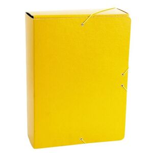 FABRISA CARPETA PROYECTO CARTÓN 9CM. AMARILLO