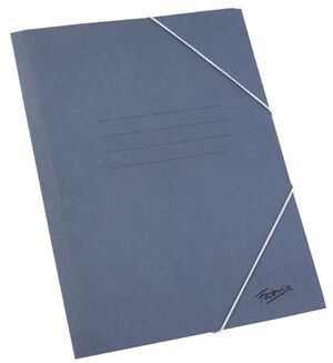 FABRISA CARPETA 4° CARTÓN AZUL SOLAPA 