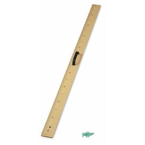 FAIBO REGLA 100CM. ENCERADO IMITACIÓN MADERA
