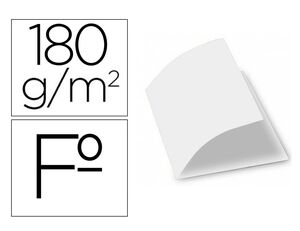 GIO SUBCARPETA FOLIO BLANCO 50 UNDS.