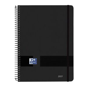 OXFORD AGENDA LIVE&GO 2027 SEMANA VISTA VERTICAL NEGRO