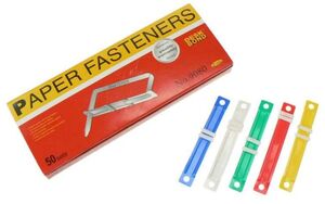 MANIFOL FÁSTENERS DE PLÁSTICO 50 UNDS.