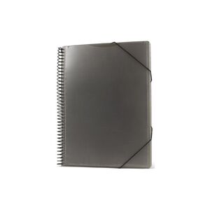 PRYSE CARPETA A4 PERSONALIZABLE 60 FUNDAS ESPIRAL NEGRO