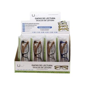 UMAY GAFAS LECTURA UNISEX PATILLA MADERA