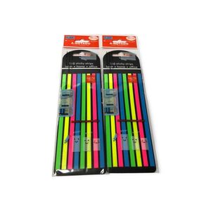 NOTAS SEÑALADORAS LÍNEAS ACETATO TRANSPARENTES 160 UNDS.