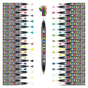 ARTIST ROTULADORES ACRÍLICOS DOBLE PUNTA 36 COLORES