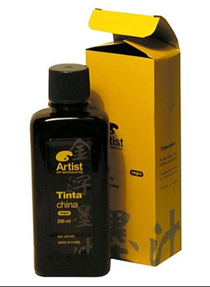 ARTIST TINTA CHINA 250ML. NEGRO
