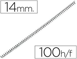 YOSAN ESPIRAL 64 METÁLICA 14MM. 100 UNDS.