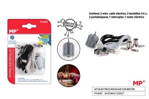 MP KIT ELÉCTRICO ESCOLAR MOTOR - BOMBILLAS - INTERRUPTOR