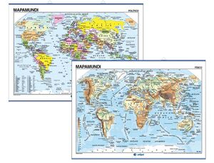 EDIGOL MAPA MURAL MUNDI PLANISFERIO FÍSICO - POLÍTICO