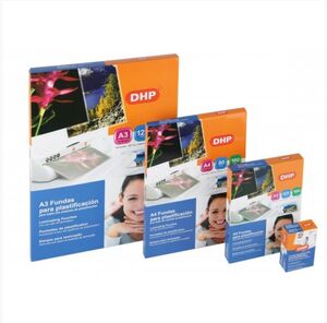 DHP FUNDA PLASTIFICAR A4 125µ 100 UNIDADES
