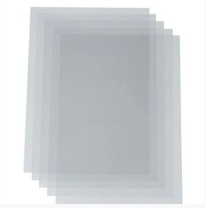DHP TAPA ENCUADERNAR A4 PVC TRANSPARENTE 0,3MM. 100 UNDS.