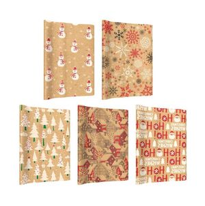 PAPEL REGALO ROLLO 70 X 150CM. KRAFT NAVIDAD