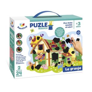 PUZZLE MÁGICO LA GRANJA 2 X 24 PIEZAS