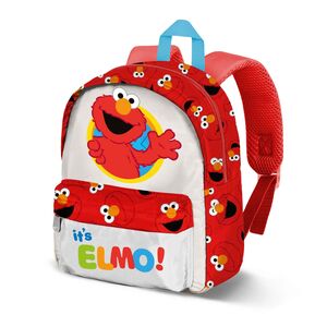 MOCHILA BARRIO SÉSAMO ELMO HELLOPREESCOLAR JOY BLANCO