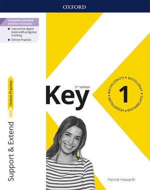 KEY TO 1º BACHILLERATO. SUPPORT &EXTEND PACK. 2 OXFORD ´22
