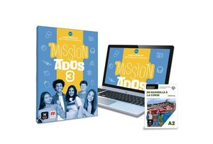 MISSION ADOS 3 A2.1. PACK CAHIER + LECTURE. MACMILLAN ´26