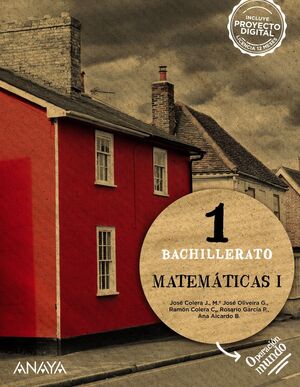 MATEMÁTICAS 1º BACHILLERATO. ANAYA ´22