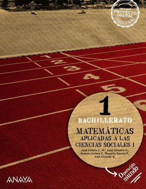 MATEMÁTICAS APLICADAS CCSS 1º BACHILLERATO. ANAYA ´22