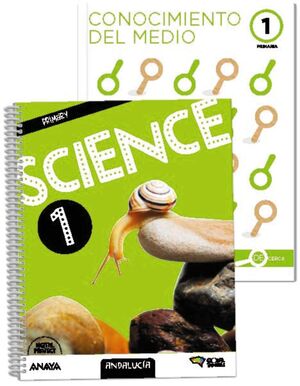 SCIENCE 1º PRIMARY. ANDALUCÍA. PUPIL'S BOOK + DE CERCA. ANAYA ´23