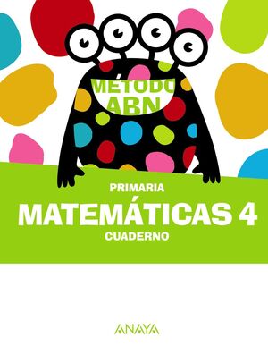 MATEMÁTICAS 4º PRIMARIA. CUADERNO ABN. ANAYA ´24