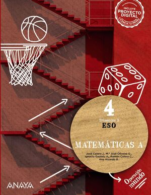 MATEMÁTICAS A 4º ESO. ANAYA ´23