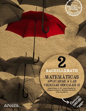 MATEMÁTICAS APLICADAS CCSS 2º BACHILLERATO. ANAYA ´23