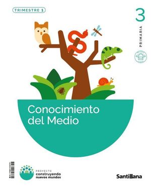 CONOCIMIENTO DEL MEDIO 3º PRIMARIA. MOCHILA LIGERA. SANTILLANA ´26