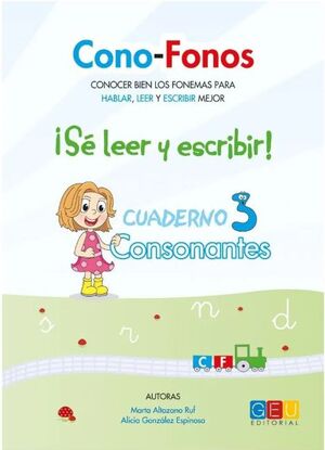 CONO-FONOS 3. ¡SE LEER Y ESCRIBIR! CUADERNO 3