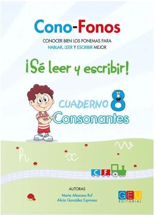CONO-FONOS 3. ¡SE LEER Y ESCRIBIR! CUADERNO 8