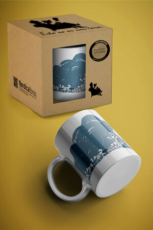 TAZA 100 AÑOS JACK LONDON - TRINEO