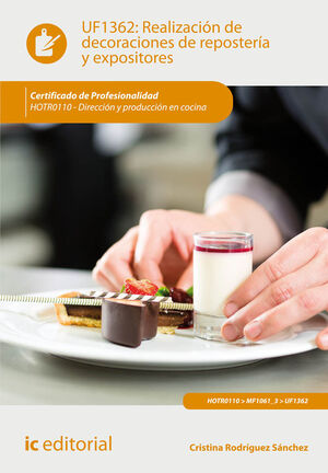 REALIZACIÓN DE DECORACIONES DE REPOSTERÍA Y EXPOSITORES. HOTR0110 - DIRECCIÓN Y