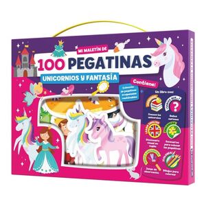 MALETÍN 100 PEGATINAS - FANTASÍA