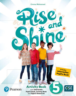 RISE & SHINE 5º PRIMARY. ACTIVITY BOOK + BUSY BOOK. PEARSON ´22