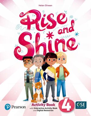RISE & SHINE 4º PRIMARY. ACTIVITY BOOK + @. PEARSON ´23