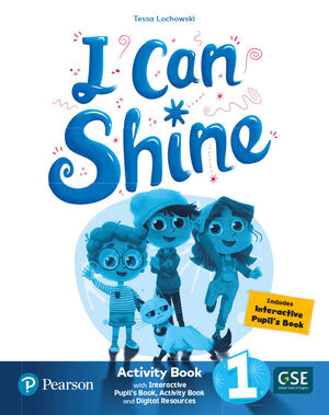 I CAN SHINE 1º PRIMARY. ACTIVITY BOOK + BUSY BOOK. PEARSON ´22