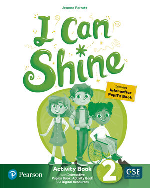 I CAN SHINE 2º PRIMARY. ACTIVITY BOOK + BUSY BOOK. PEARSON ´22