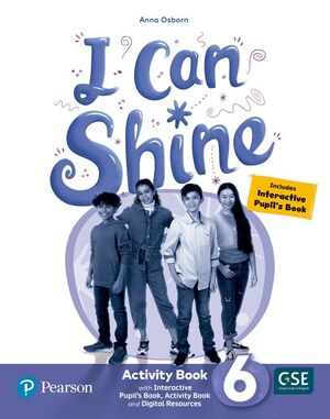I CAN SHINE 6º PRIMARY. ACTIVITY BOOK + BUSY BOOK. PEARSON ´23