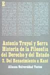 HISTORIA DE LA FILOSOFÍA DEL DERECHO Y DEL ESTADO