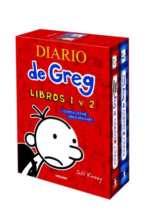 DIARIO DE GREG. LIBROS 1 Y 2 (EDICIÓN ESTUCHE CON: UN PRINGAO TOTAL  LA LEY DE