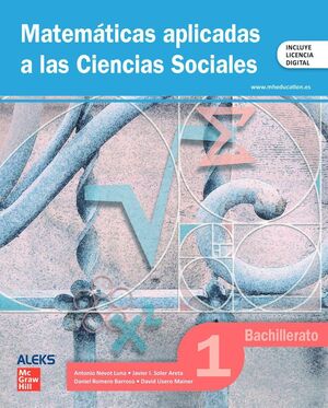 MATEMÁTICAS APLICADAS CCSS 1º BACHILLERATO. MCGRAW HILL ´26