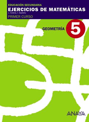 EJERCICIOS MATEMÁTICAS 5. GEOMETRÍA