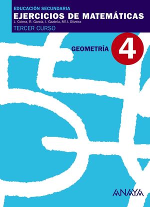 EJERCICIOS MATEMÁTICAS 4. GEOMETRÍA.