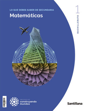 MATEMÁTICAS APLICADAS CCSS 1º BACHILLERATO. SANTILLANA ´22