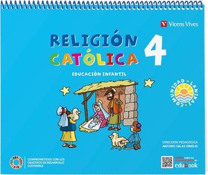 RELIGION CATÓLICA 4 AÑOS (COMUNIDAD LANIKAI). VICENS VIVES ´22