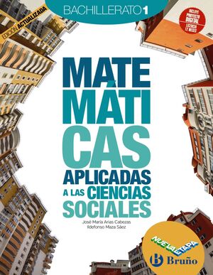 MATEMÁTICAS APLICADAS CCSS 1º BACHILLERATO. BRUÑO ´23