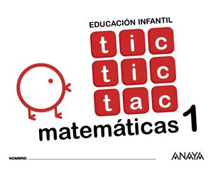 MATEMÁTICAS 1. TIC TIC TAC. ANAYA ´17