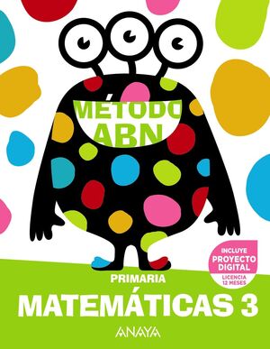 MATEMÁTICAS ABN 3º PRIMARIA. ANAYA ´22