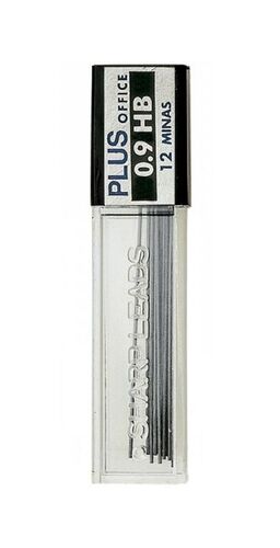 PLUS OFFICE RECAMBIO MINAS 0,9MM. HB 12 UNDS.
